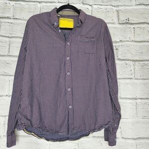 Descendant Of Thieves Dres Ladre Mens Long Sleeve Button Front Shirt Large